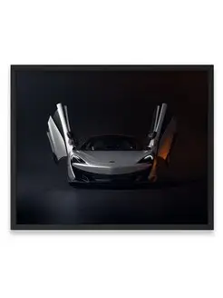 Постер интерьерный, Макларен mclaren 600lt windows up 40х50