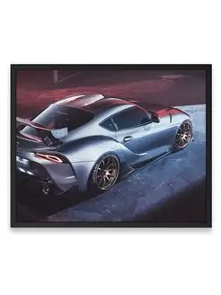 Постер, плакат, Машина toyota supra cgi 40х50