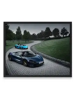 Постер 40x50, Макларен mclaren 720s and mclaren 570s spider