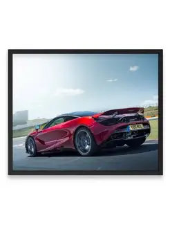 Постер интерьерный, Макларен mclaren 720s 2 40х50