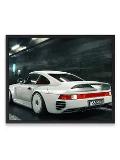 Плакат 40x50, Порше porsche 959 grb prototype