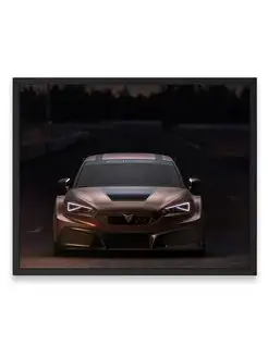 Постер, Машина seat leon competition cupra 40х50