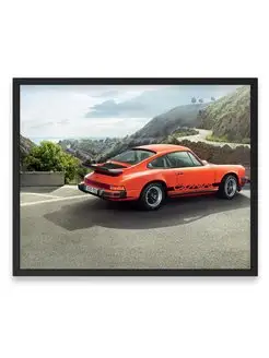 Плакат, Порше porsche 911 carrera hd 40х50