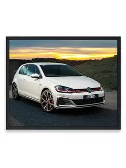 Постер, плакат, Фольксваген volkswagen golf gti 40х50