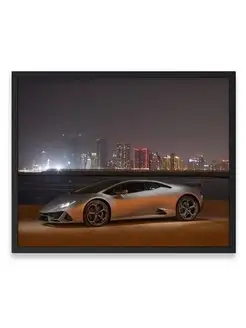 Плакат интерьерный, Ламборгини lamborghini huracan evo 40х50