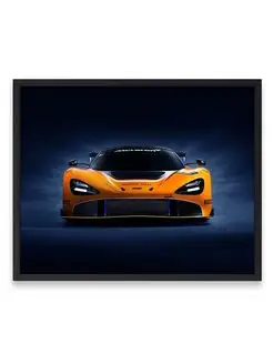 Постер в комнату, Макларен mclaren 720s gt3 40х50