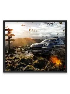 Постер, Порше porsche cayenne 40х50