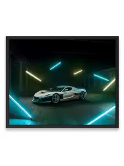 Постер 40х50, Машина rimac c two