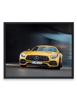 Постер, Плакат, Мерседес mercedes benz amg gt 40х50