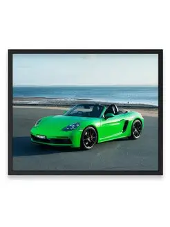 Плакат 40x50, Порше porsche 718 boxster gts