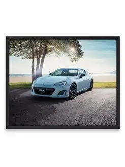 Постер 40x50, Машина subaru brz sti sport