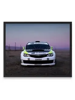 Плакат 40x50, Машина subaru rally car wallpa