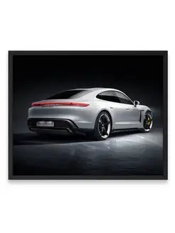 Постер, Порше porsche taycan turbo s 40х50