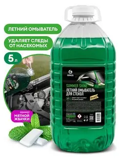 Стеклоомывающая жидкость летняя SUMMER SHINE 5 л