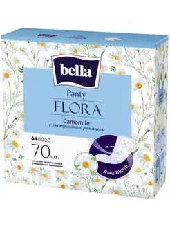 Прокладки ежедневные PANTY FLORA Camomile 70 шт