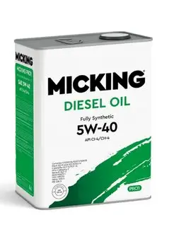 Моторное масло Diesel Oil PRO1 5W-40 4л