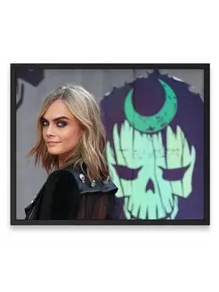 Постер 40x50, Кара Делевинь, Cara Delevingne