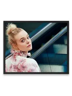 Постер 40x50, Эль Фаннинг, Elle Fanning