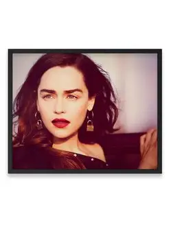 Постер интерьерный, Эмилия Кларк, Emilia Clarke 40х50