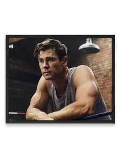 Постер интерьерный, Крис Хемсворт, Chris Hemsworth 40х50