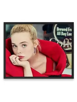 Постер 40х50, Эль Фаннинг, Elle Fanning