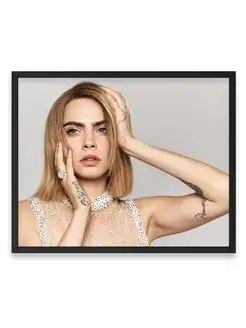 Постер 40x50, Кара Делевинь, Cara Delevingne