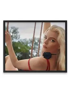 Плакат, Аня Тейлор, Anya Taylor 40х50