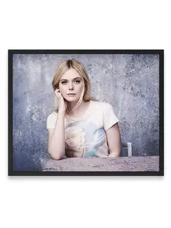 Постер 40х50, Эль Фаннинг, Elle Fanning