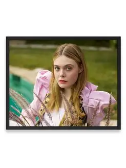 Постер, Эль Фаннинг, Elle Fanning 40х50