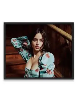 Постер 40х50, Ана Де Армас, Ana De Armas