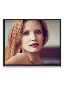 Постер, Джессика Честейн, Jessica Chastain 40х50