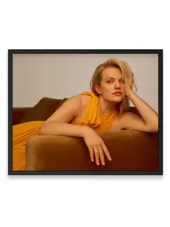 Постер интерьерный, Элизабет Мосс, Elisabeth Moss 40х50