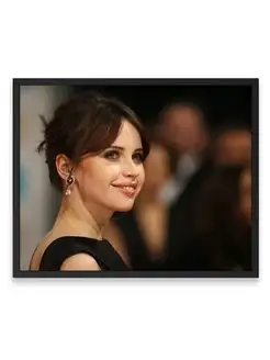 Постер интерьерный, Фелисити Джонс, Felicity Jones 40х50