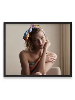 Постер интерьерный, Карли Клосс, Karlie Kloss 40х50