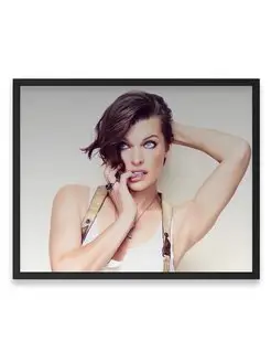 Постер в комнату, Мила Йовович, Milla Jovovich 40х50