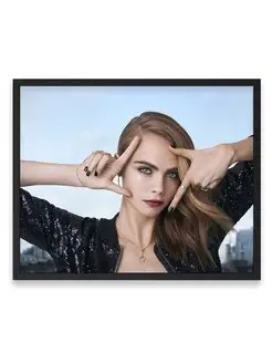 Постер 40х50, Кара Делевинь, Cara Delevingne