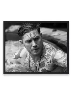 Постер интерьерный, Том Харди, Tom Hardy 40х50