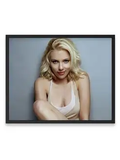 Постер интерьерный, Скарлетт Йоханссон, Scarlett Johansson