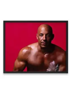 Постер интерьерный, Вин Дизель, Vin Diesel 40х50