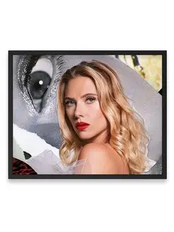 Постер интерьерный, Скарлетт Йоханссон, Scarlett Johansson