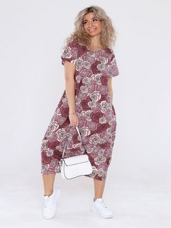 Летнее трикотажное платье бохо DIANIDA 149238116 купить за 1 215 ₽ в интернет-магазине Wildberries