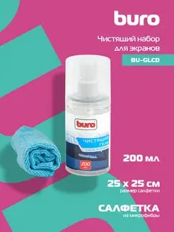 Чистящий набор (салфетки + гель) BU-Glcd