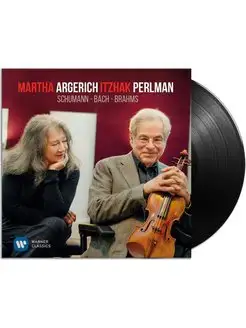 Martha Argerich Itzhak Perlman Schumann Bach Brahms (LP)