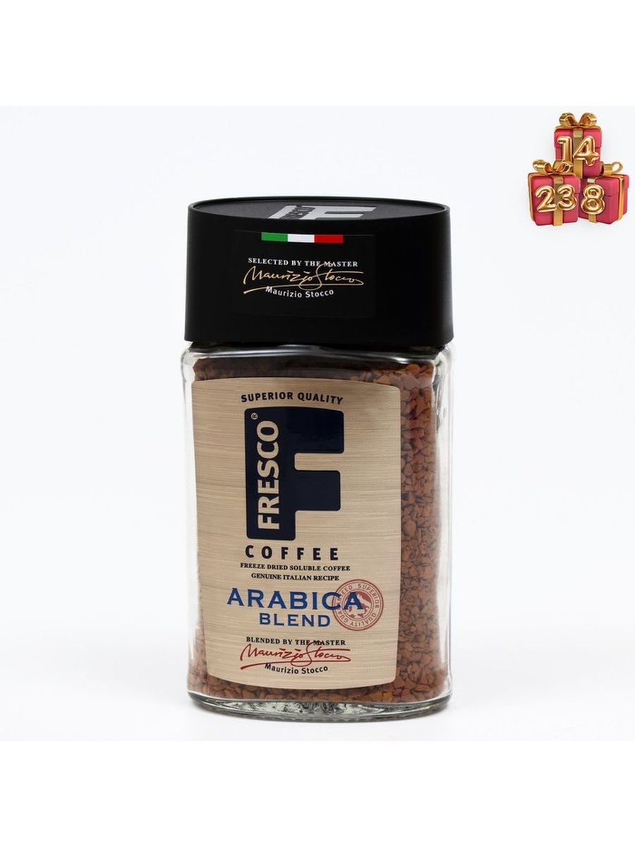 Fresco arabica blend стеклянная банка