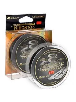 Плетеный шнур NIHONTO OCTA BRAID 0,12 black (150 м)