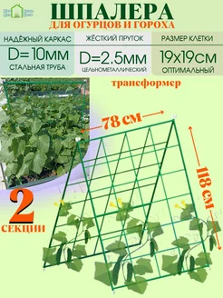 Шпалера для огурцов и гороха вьющихся растений