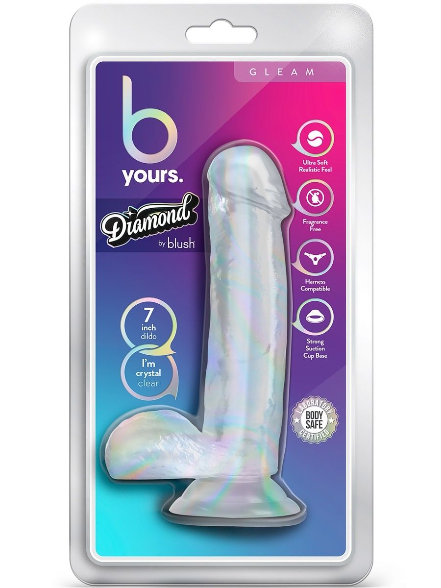 Clear dildo