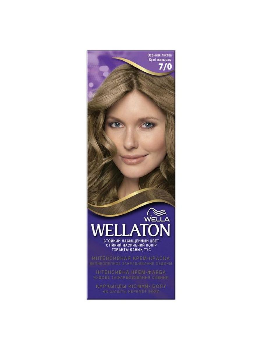 Краска для волос веллатон купить. Краска веллатон палитра 7. Wellaton 7.1. Веллатон 7.7. Wellaton 5/0.