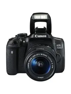 Фотоаппарат EOS 750D Kit EF-S 18-55mm IS STM, черный