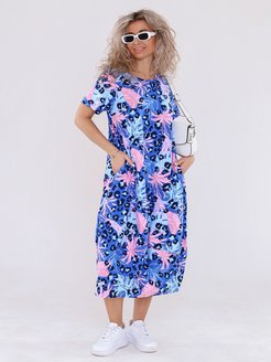 Летнее трикотажное платье бохо DIANIDA 150276024 купить за 1 106 ₽ в интернет-магазине Wildberries